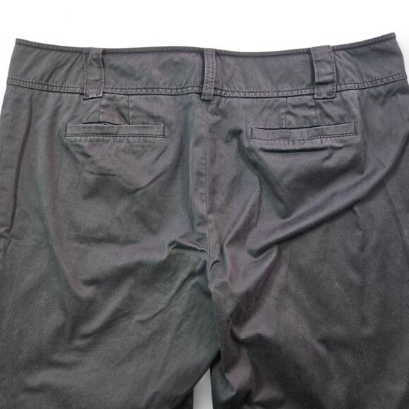 Ann Taylor Stretch Lindsay Bootcut Black Flared Pants Size 14 Cotton Spandex - Picture 5 of 9